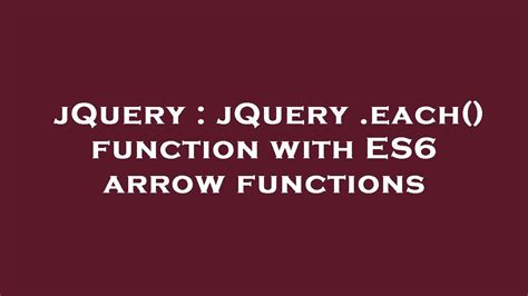 jquery each|jquery each function.